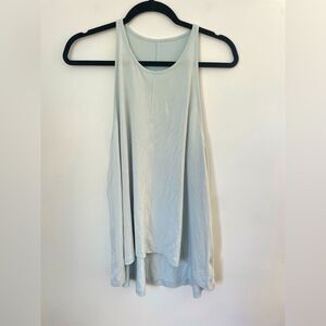 Lululemon top womens green gray activewear tank top size large